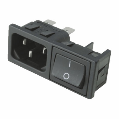 Toma VDE e interruptor 0/1 rectangular - DIFF