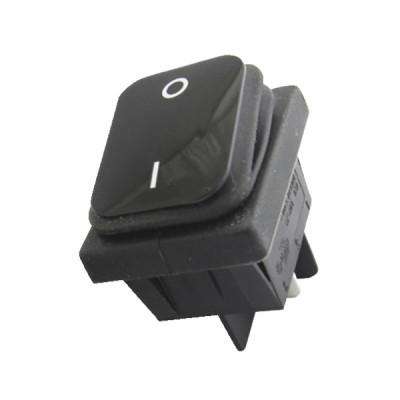 Interrupteur noir étanche 0/1 16A 4XFAST- DIFF - 150650