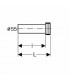 Flush bend extension with sleeve - GEBERIT : 152.434.16.1