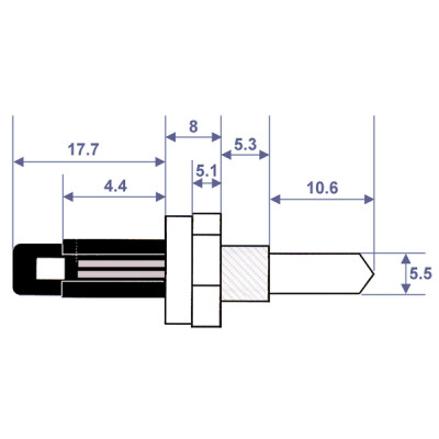 Thermistor- DIFF pour Chaffoteaux - 60084021