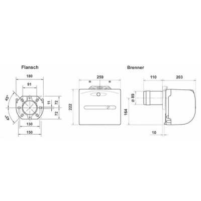 Quemador MILLENIUM 40G3 biofuel - RIELLO : 20181378