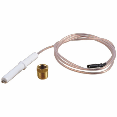 Ignition electrode and cable - DIFF for Chaffoteaux : 340261