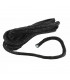 Trenza negra grafitada Ø 8 mm Lg 2,5 M  - DIFF