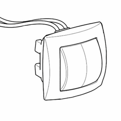 HyTouch WC hand-operated actuator - GEBERIT : 240.572.11.1