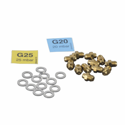 Inyectores g20(12uds-d1,30m/m - FERROLI : 39805760