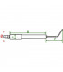 Electrodos D 11 T3- DIFF pour Cuenod - 66634+66647