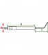 Électrode allumage C135/200- DIFF pour Cuenod - 13015833  - (X2)