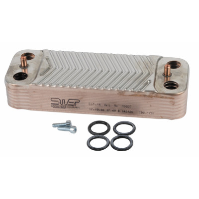 Intercambiador con placas 24/28 - DIFF para De Dietrich Chappée : S62775