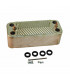 Plate exchanger with O-rings - DIFF for De Dietrich Chappée : 200008730