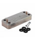 Plate heat exchanger 12 plates - DIFF for Viessmann : 7875502