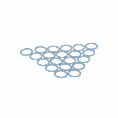 Joint 23.8x17.7x2mm- DIFF pour De Dietrich Chappée - S56155  - (X20)