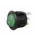 Interrupteur unipolaire Ø23 lumineux vert - DIFF pour Bosch : 87168249040