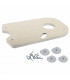 Kit aislamiento exterior puerta quemador y tornillo- DIFF pour De Dietrich Chappée - S17072195
