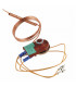 Overheat thermostat with wire for DTG S 200- DIFF pour De Dietrich Chappée - 84094705