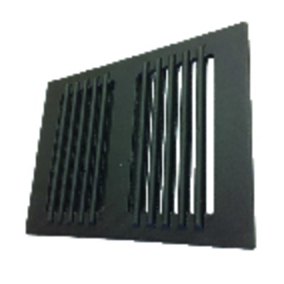 Cast iron grille for fireplaces 209x304mm - DIFF