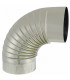 Stainless flue shaft  - 90° elbow diameter 250mm - ISOTIP JONCOUX : 032525