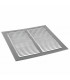 Grille de ventilation aluminium brut 240x140 - ANJOS : 6834
