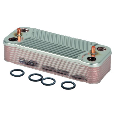 DHW heat exchanger 16 plates - DIFF for Ideal : 170995