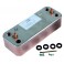 Heat exchanger 16 plates - DIFF for Ideal : 177530