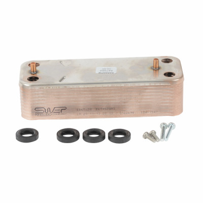 Intercambiador sanitario 20 placas - DIFF para Baxi : 7223558