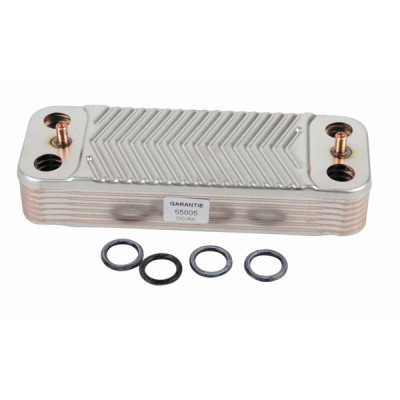 Intercambiador sanitario 14 plates- DIFF pour Chaffoteaux - 571646