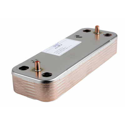 Domestic hot water exchanger 12 plates - CHAFFOTEAUX : 571646
