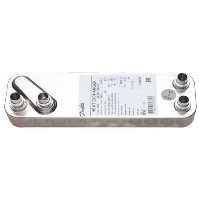Intercambiador soldado EVOFLAT, tipo 3 sin accesorios - DANFOSS : 145H3023