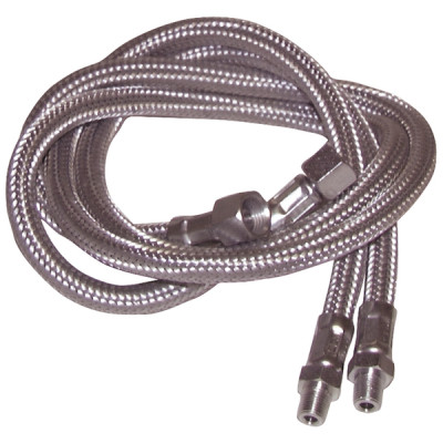 Hose fuel m1/4" x f3/8" straight gianola- DIFF - 602000  - (X2)