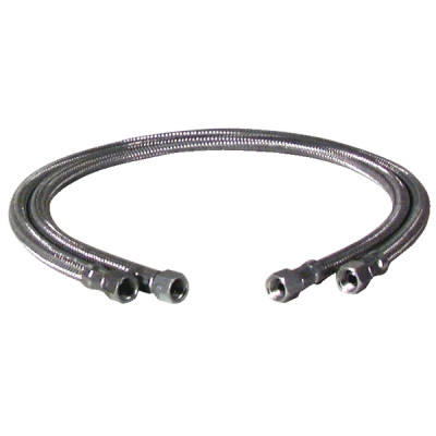 Flexible fioul F3/8" x F3/8" droit longueur 750mm- DIFF - 602110  - (X2)