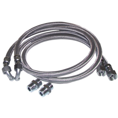 Flexible fioul coudé 1000mm avec 2 racco- DIFF - 602161