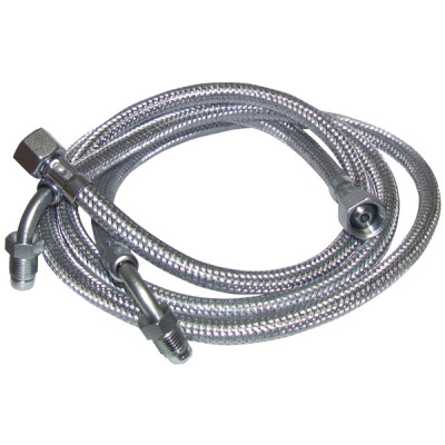 Flexible gasóleo H3/8" x M1/4 codo 90° lg 900mm- DIFF - 602178  - (X2)