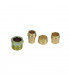 Brass connector , simple 8-10-12 20412 - AFRISO : 20412