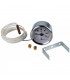 Thermomètre rond Ø 56mm, capillaire 1500mm, 0/120°C- DIFF - 606000