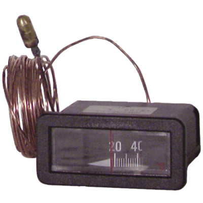 Termómetro rectangular 20° a 120°C- DIFF - 606011