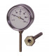 Thermomètre rond, Ø 80mm, plongeur vertical  40mm, 0/120°C - DIFF