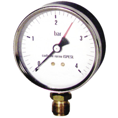 Manómetro 0 a 4 bar Ø80mm- DIFF - 606120