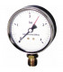Water steam manometer  0 4 bars ø100mm m1/2"