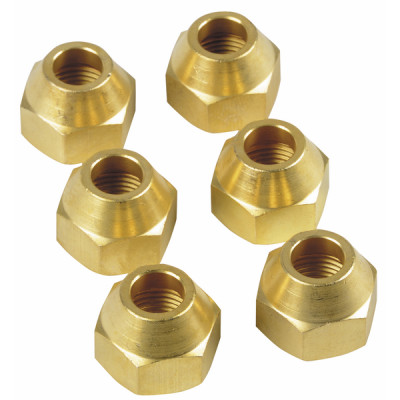 Nut F3/8" SAE x tube Ø 3/8"SAE  (X 6) - DIFF