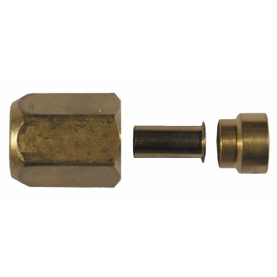Raccord 1/4" + raccord 1/2" (0.8)- SERTO - 416.2384.265  - (X2)
