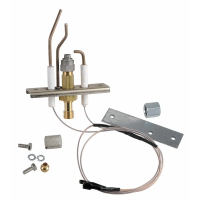 Ignition burner flame sensing probe - DE DIETRICH CHAPPEE : 85025640