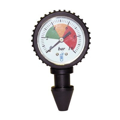 Manometer tap pressure 0-10bars  - DIFF