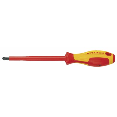 Electrician crosshead screwdriver Phillips® PH1 - KNIPEX - WERK : 98 24 01