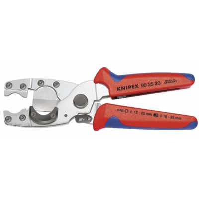 Pipe cutter for composite pipes and protective tubes - KNIPEX - WERK : 90 25 20
