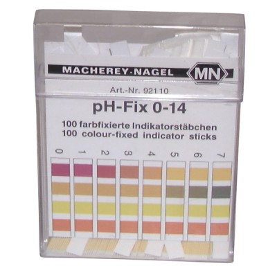 Wasserbehandlung und Analyse Papierlasche pH 1 bis 14 - DIFF