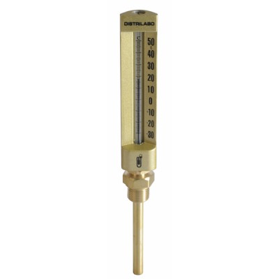 Industrieller Thermometer gerade -30/ 50°C  - DIFF