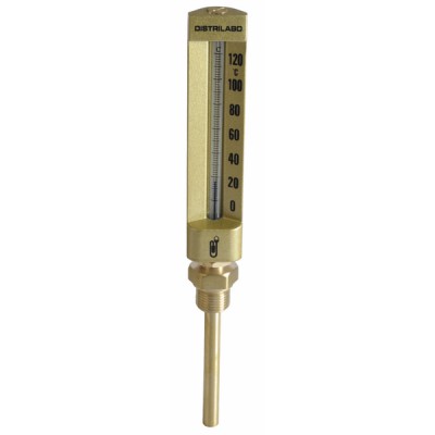 Industrieller Thermometer  gerade 0/120°C  - DIFF