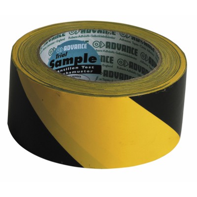 Cinta Adhesiva Marcado amarillo/negro (50mm x 33m) - DIFF