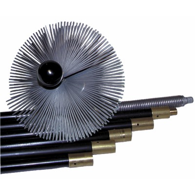 Steel roller brush with ball - DIFF