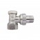 Angle radiator valve with presetting and isolating Combi 2 DN 15 - OVENTROP : 1091062