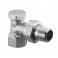 Angle radiator valve with presetting and isolating Combi 2 DN 20  - OVENTROP : 1091063